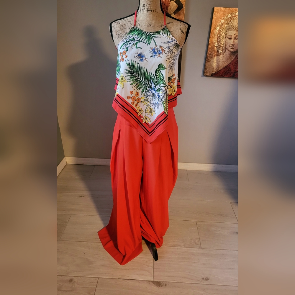 Wide Leg Pant Set.